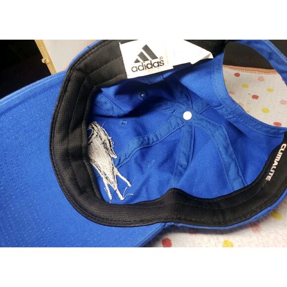 Adidas Carolina Panthers NFL Football Blue Strapback Hat OSFA Promo Cap NFC - Picture 7 of 7